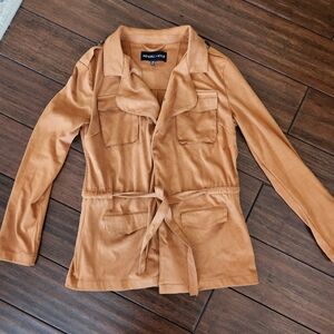 Kendall & Kylie Women's Tan Jacket XS